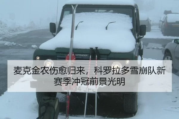 麦克金农伤愈归来，科罗拉多雪崩队新赛季冲冠前景光明